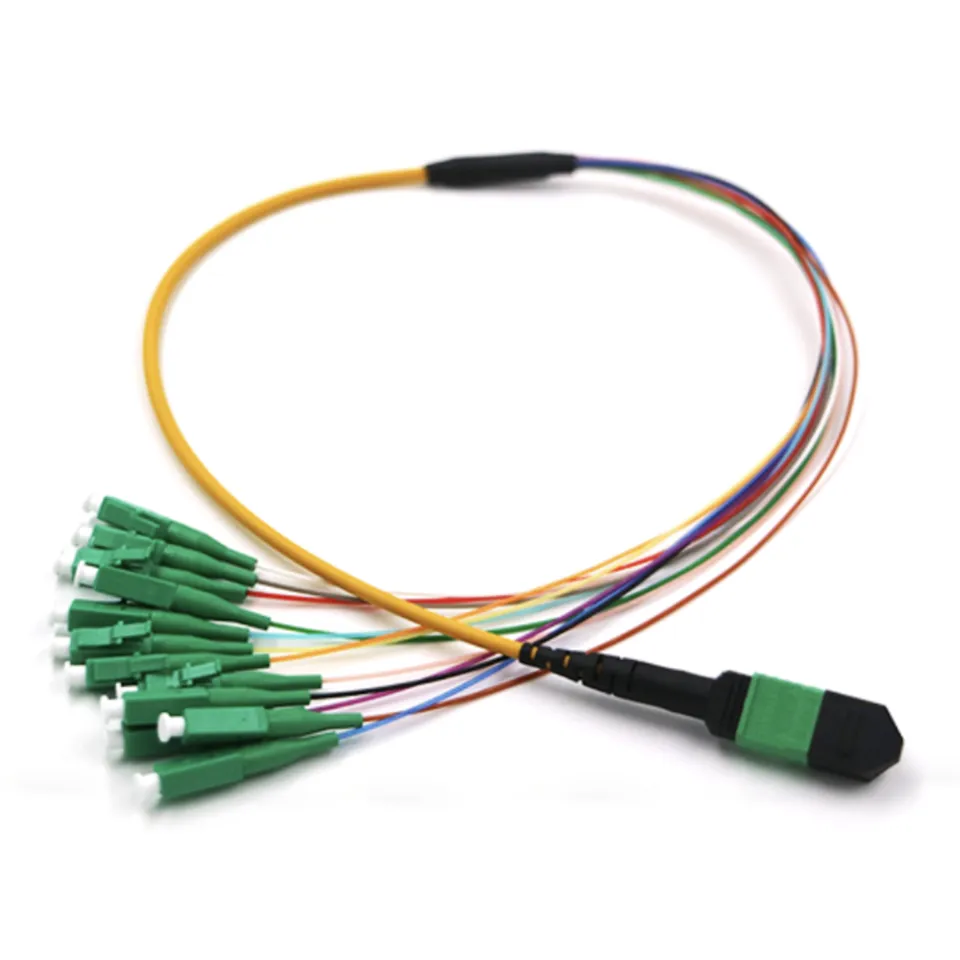 MPO/MTP से LC APC SM FTTH फाइबर ऑप्टिक